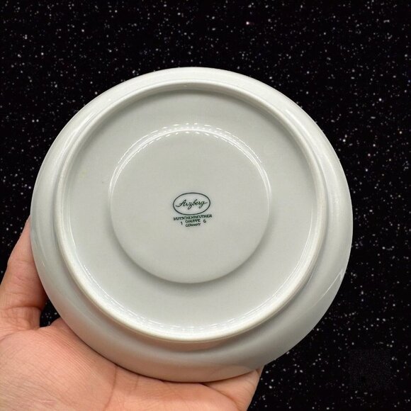 Arzberg Hutschenreuther Gruppe Germany Teacup Set Cup Saucer Porcelain 5 Sets - Picture 5 of 9